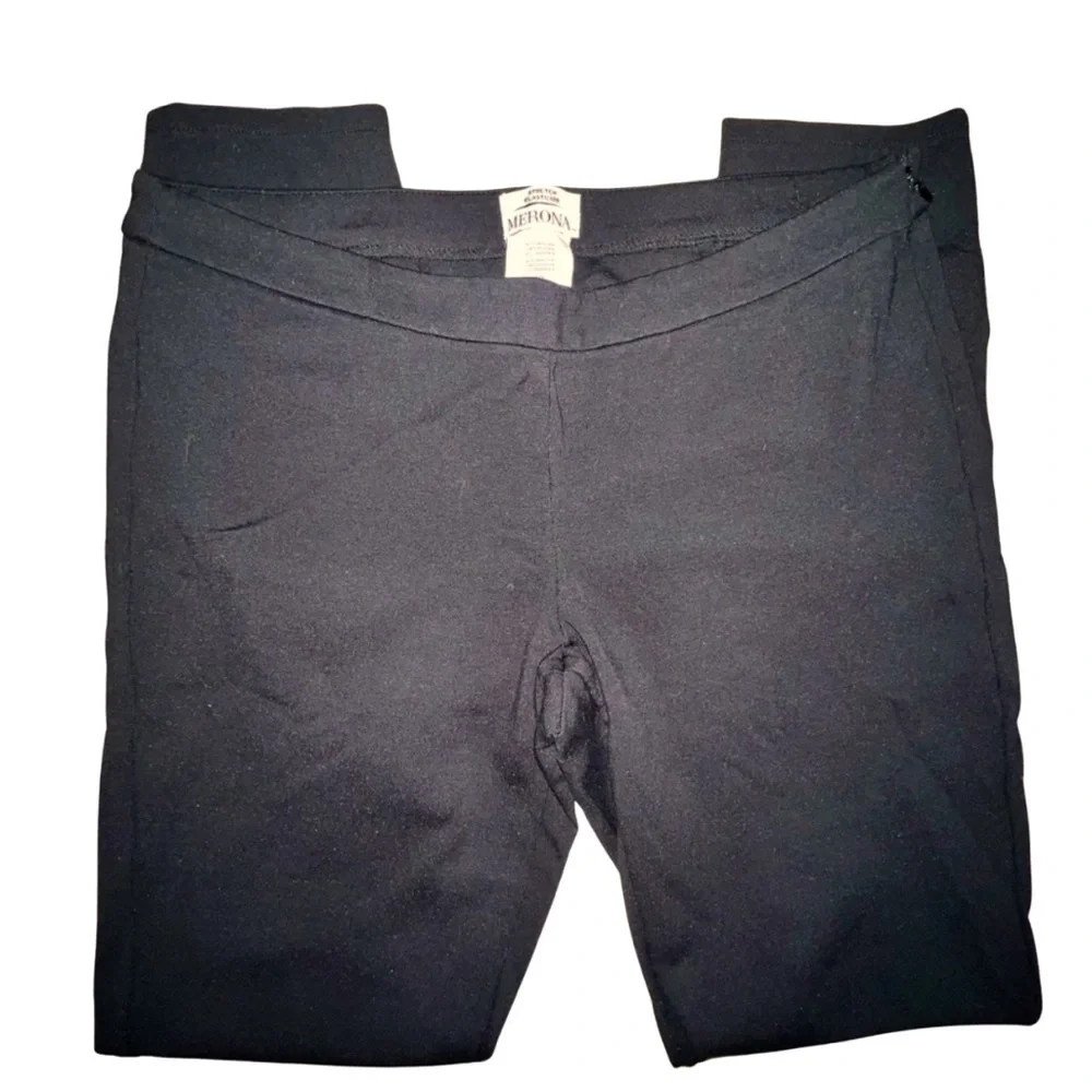 Merona Women’s Black Stretch Pants Size 10 – Sleek and Versatile
